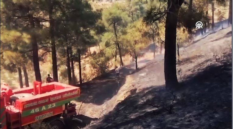 Kahramanmaraş'ta orman yangını - Resim: 3